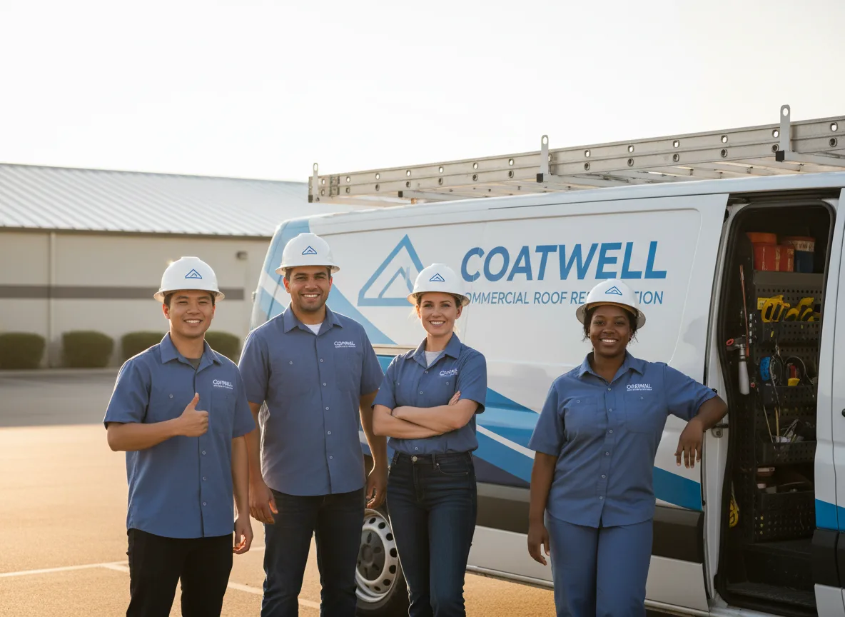 Commercial roof coating company in Hortonville, NY